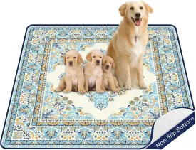 Washable Pee Pads for Dogs 72x72 - Extra Large Super Absorbent Reusable Dog Training Pads, Waterproof Non-Slip Leakproof Whelping Pad, Pee Pads for Dog Floor, Bed