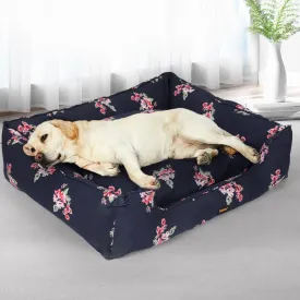 XXLarge Dog Beds Calming Pet Washable - Navy